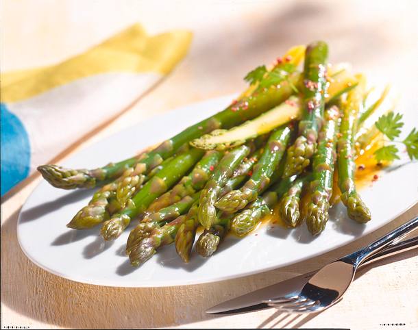 Grüner Spargel Snack